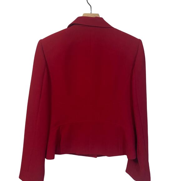 Liz Claiborne Suits NWT Red Pepper Suit Jacket Blazer Gold Buttons Sz 8 - Picture 12 of 12